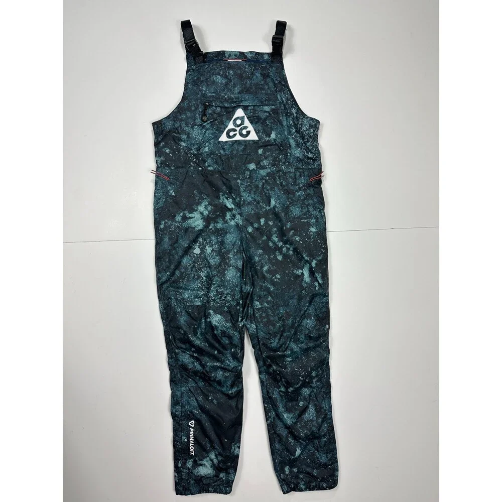 Nike ACG Therma-FIT ADV Overalls Kids Size Medium Black Turquoise FV0416 464